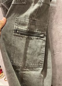 Nuon Grey Washed Relaxed Fit Jeans