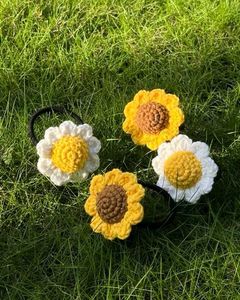 Handmade Crochet Sunflower Accessories | Pick Any