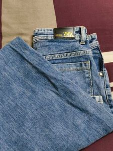 Wide Leg Denim Jeans