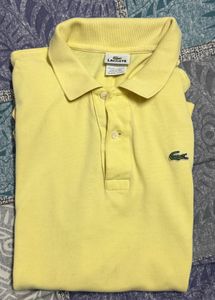Lacoste Classic Pique Polo T-Shirt – Light Yellow