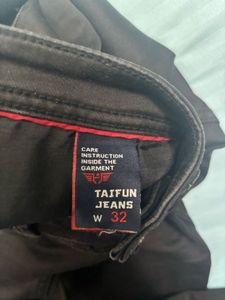 Black/cola color Denim Jeans