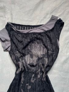 Unique Layered Graphic Print Top