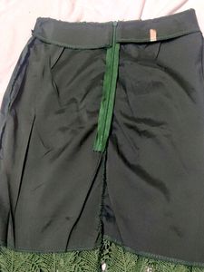 Dark Green Pencil Skirt