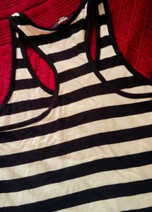 Striped Racerback Tank Top