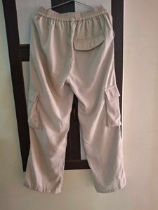 Beige Cargo Pants