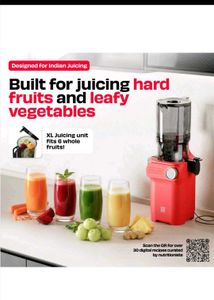 NUUK Red Self-Feeding Slow Juicer