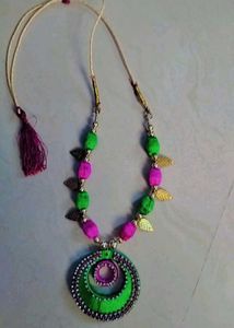 Handmade Silk Thread Necklace