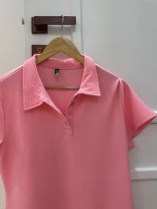Pink Polo Dress