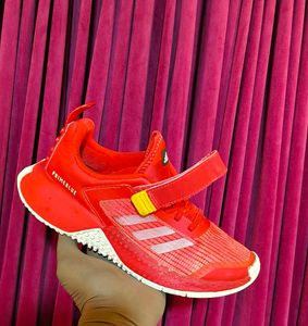 Kids Red Adidas Running Shoes