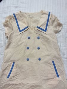 peach Japanese sailor outfit