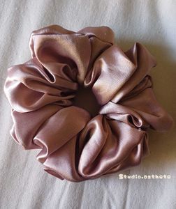 Rose Gold Satin Scrunchies🌸