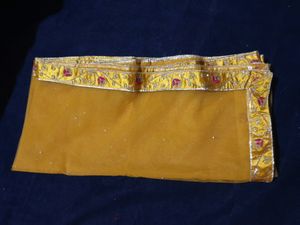 Golden Embroidered Lehenga Choli Set