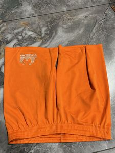Bright Orange Mini Shorts