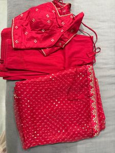 Stunning Red saree