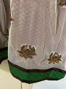 New Embroidered Indian Kurta - Semi stitched