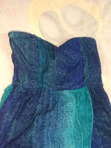 Blue Patterned Sundress