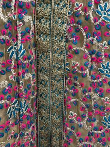 Vintage Floral Print Maxi Dress