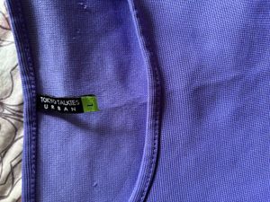 Tokyo Talkies Purple colour co-ords set
