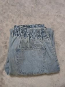 Light Blue Ripped Baggy Jeans