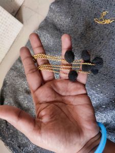 Pom Pom Long Earrings