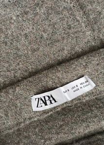 Grey maxi straight skirt