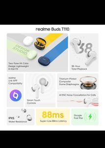 Realme 110 TechLife Earbuds🎧
