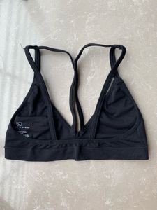 Aeropostale Live Love Dream Black Strappy Bralette