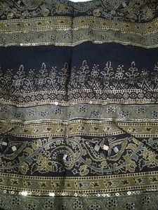 Elegant Black & Gold Kurta