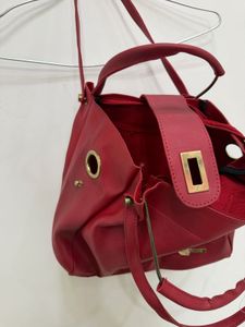 Chic Red Handbag