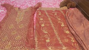 New Partywear Suit Pent With Heavy Work Dupatta
