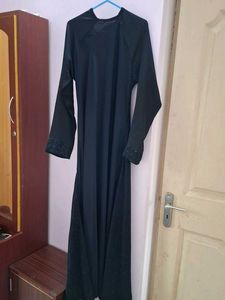 Elegant Black Embellished burqa