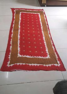 Beautiful mayur Red Tie-Dye Dupatta