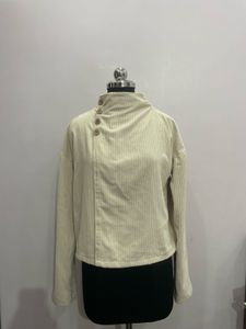 Elegant Button-Down Corduroy Jacket