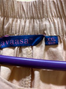 Avaasa Tan Colour Pant Size XXL
