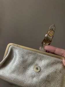 Jimmy Choo Metallic Clutch Bag