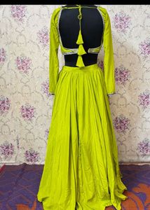 Vibrant Lime Green Lehenga Choli Set