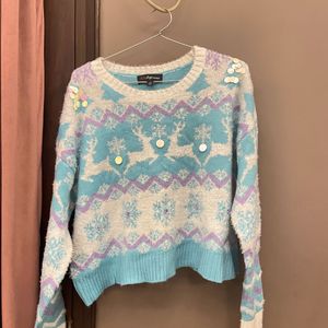 Cute Winter Reindeer Sweater