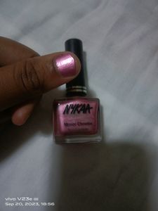 It's A Very Pretty Mirror Nail Pain By Nykaa  !it's A Shade Of Pink