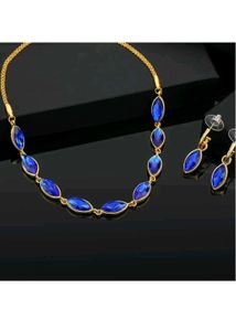 Stunning Blue Stone Jewellery Set