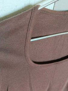 Soft Cotton Brown Tee shirt