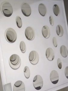 2 Tier White Plastic Bottle Drying Rack