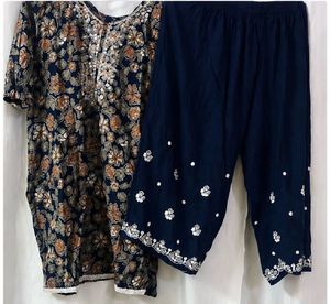 Floral Print Kurta with Palazzos
