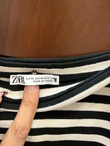 Chic Striped Crop Top