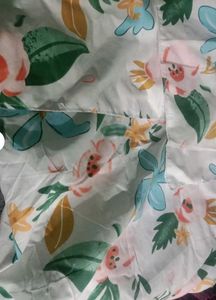 Elastic Fitted Bedsheet With Pillow Cover