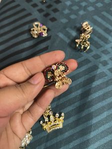 Sparkling Rhinestone Hair Clips Set