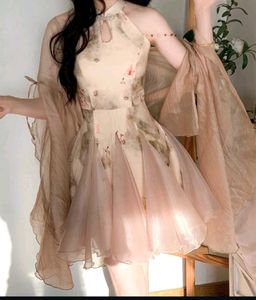 Elegant White Floral dress