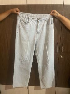 Light Wash Wide Leg Jeans