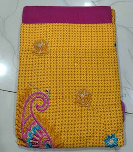 Yellow Kurta Set with Embroidery