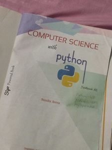 Computer Science with Python Textbook Class XII