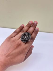 Vintage Floral Statement Ring